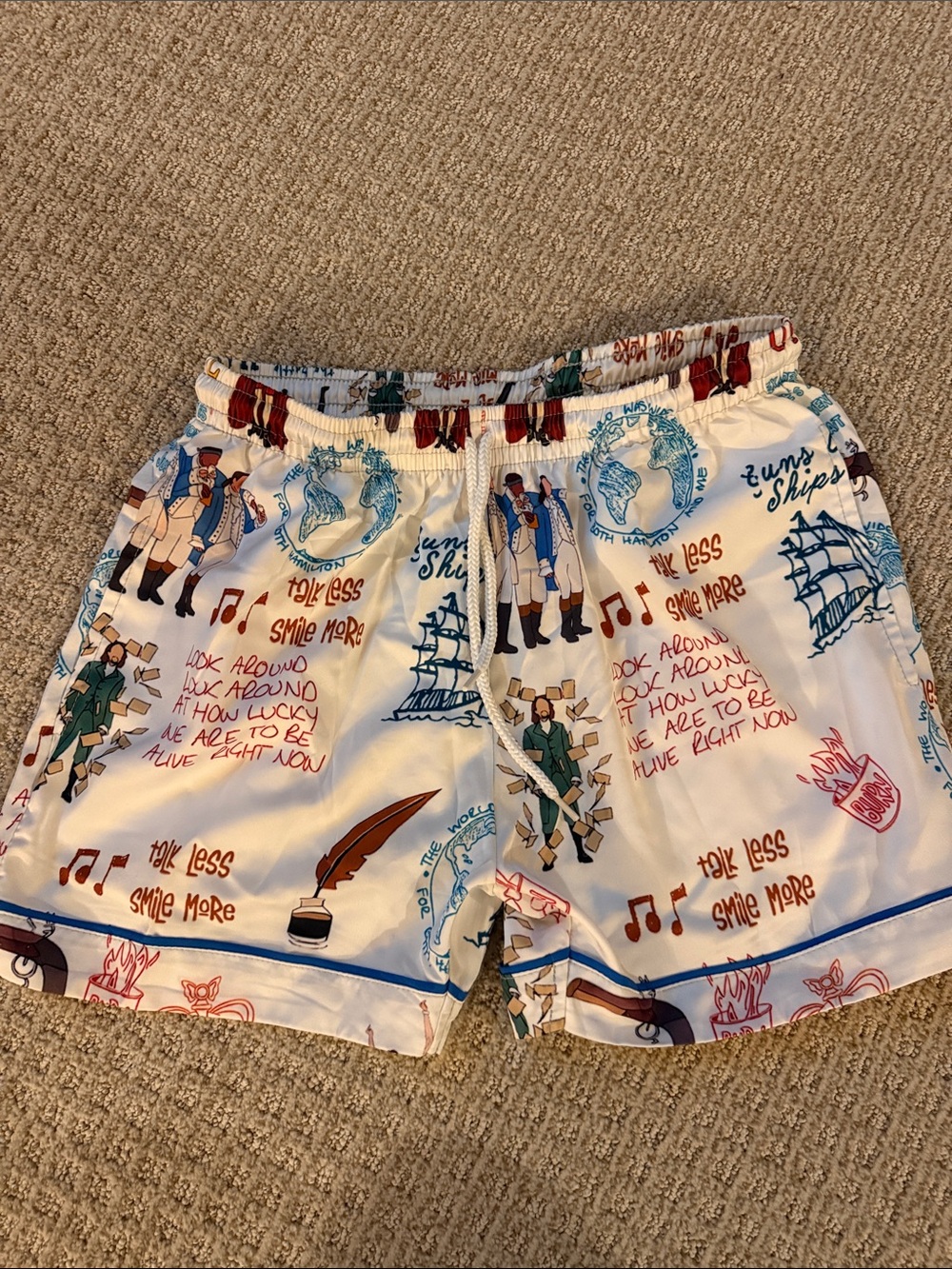 Women’s Hamilton The Musical pajama shorts silky size Small